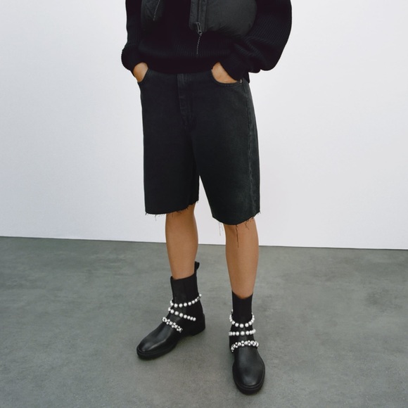 Zara pearl combat boots - Picture 5 of 5